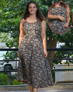 Black Floral Kiara Nursing Dress