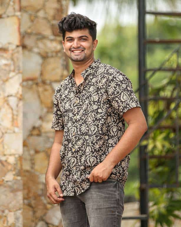 Black Floral Kiara Shirt Main image