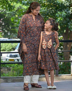Black Maroon Blast Mother Daughter Twinning