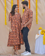 Brick Rose Couple Set