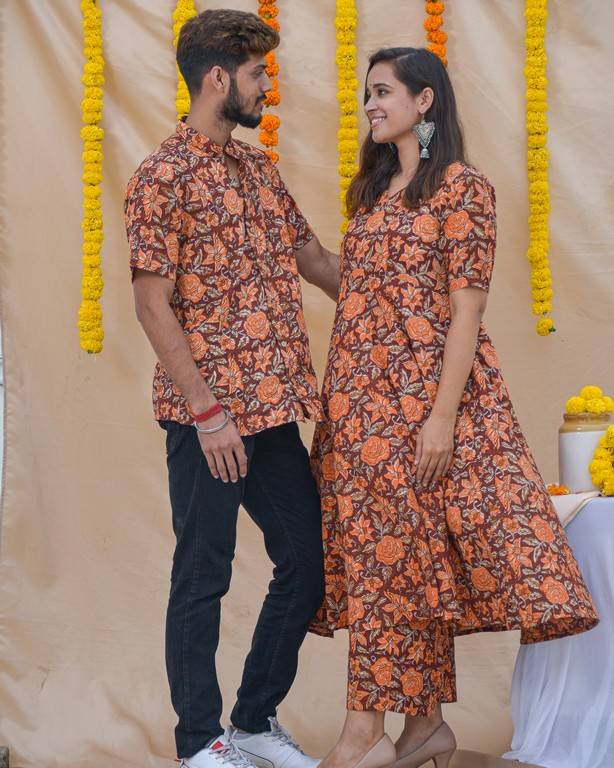 Brick Rose Couple Set