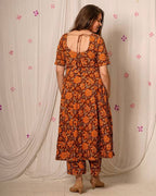 Brick Rose Kurta Nursing Set