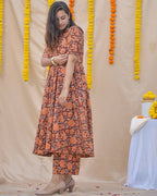 Brick Rose Kurta Set