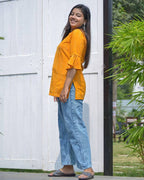 Canary Yellow Short Kurti