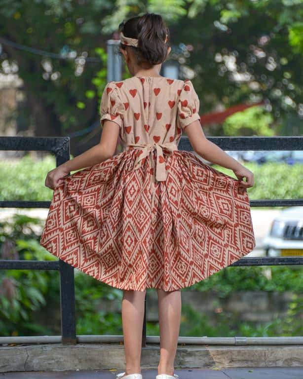 Cinnamon Whirl Kids Dress