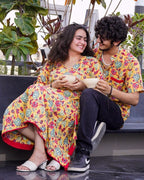 Daffodil Yellow Angrakha Family Set