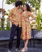 Daffodil Yellow Angrakha Family Set