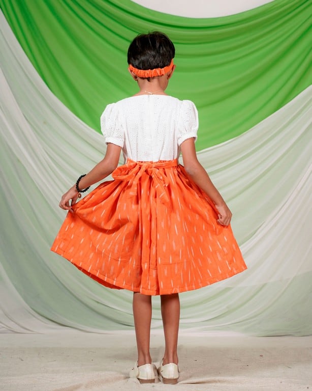 Orange Obsession Kids Dress
