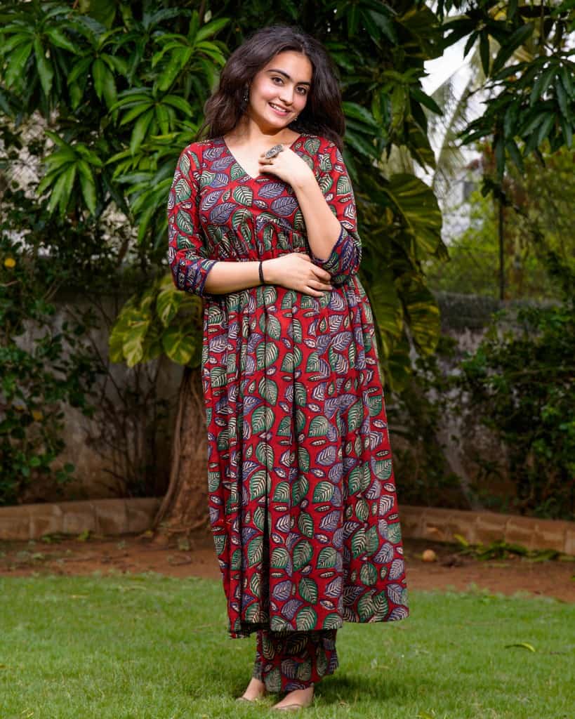 Berry Maroon Kurta Set