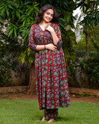 Berry Maroon Kurta Set