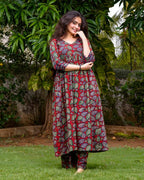 Berry Maroon Kurta Set