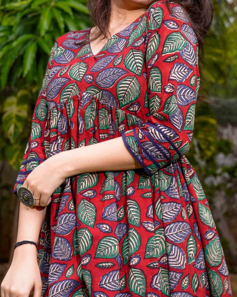 Berry Maroon Kurta Set