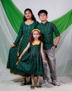 Canopy Green Mom Kid Twinning