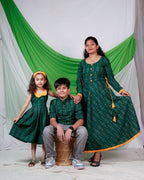 Canopy Green Mom Kid Twinning