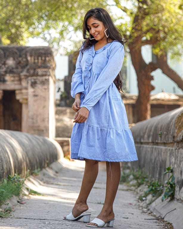 Sapphire Swirls Dress