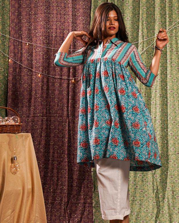 Cotton Candy Kurti Dress