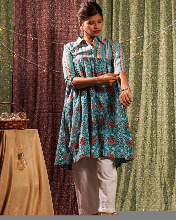Cotton Candy Kurti Dress