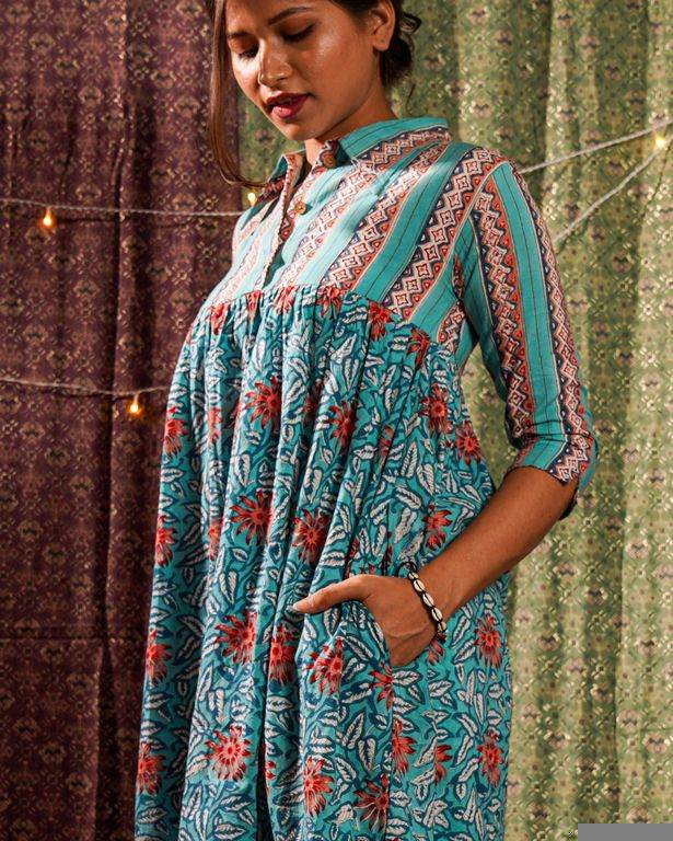 Cotton Candy Kurti Dress