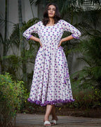 MoonStone White Maternity Dress