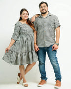 Ikat Checkered Family Set