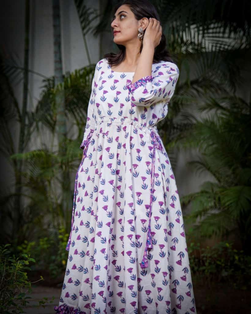 MoonStone White Maternity Dress