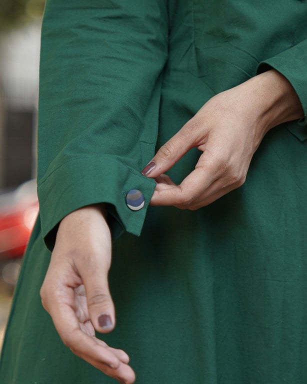 Clover Green Maternity Kurta with Plazzo