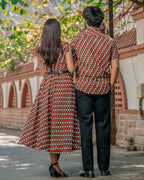 Archies Red Polka Dot Couple Set