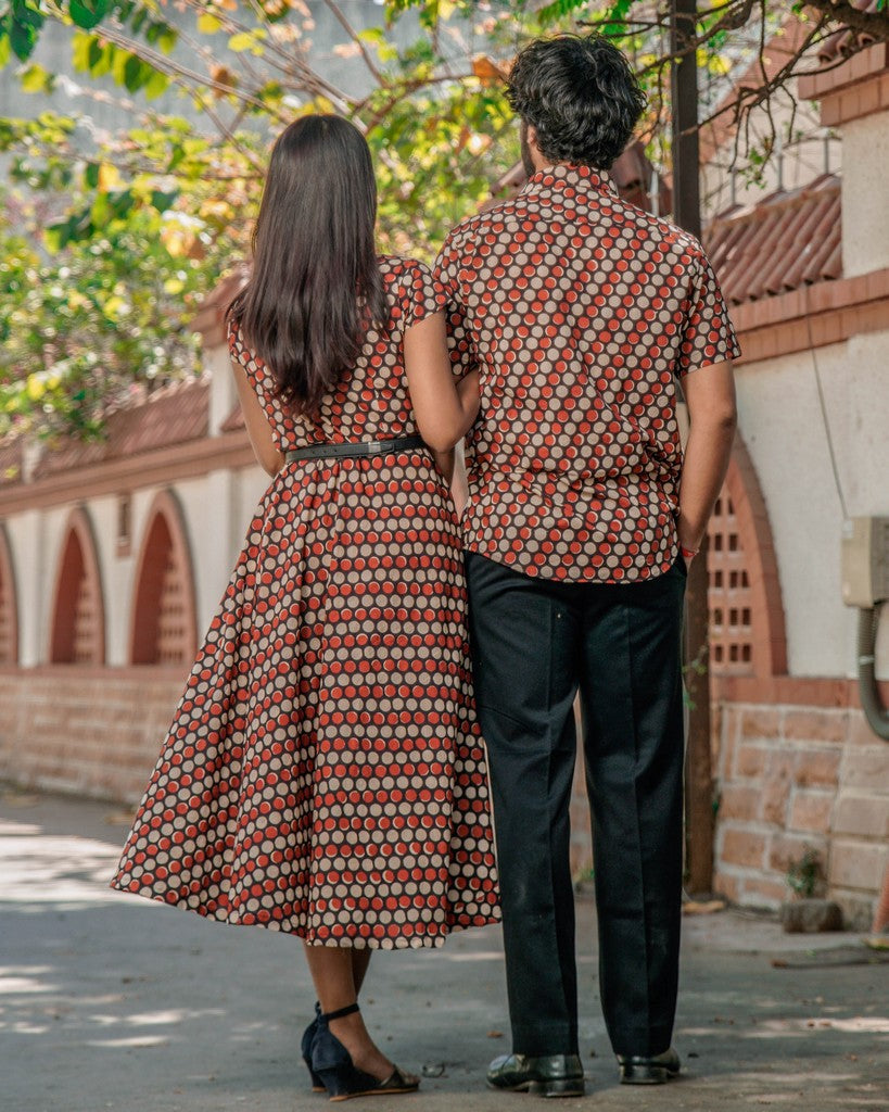 Archies Red Polka Dot Couple Set