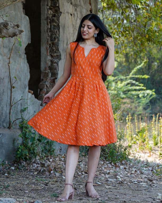 Orange Obsession Dress with Jacket