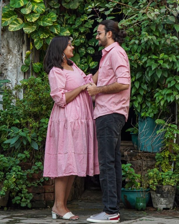 Orchid Pink Couple Set