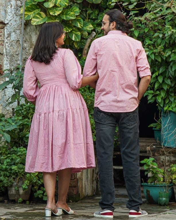 Orchid Pink Couple Set