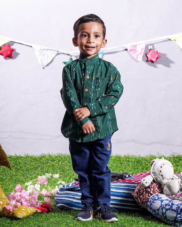 Fern Green Kids Shirt Main image