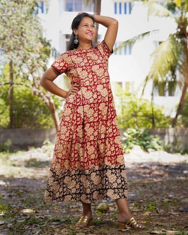 Queen Red Maternity Dress