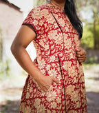 Queen Red Maternity Dress