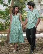 Forest Floral Strappy Couple Set