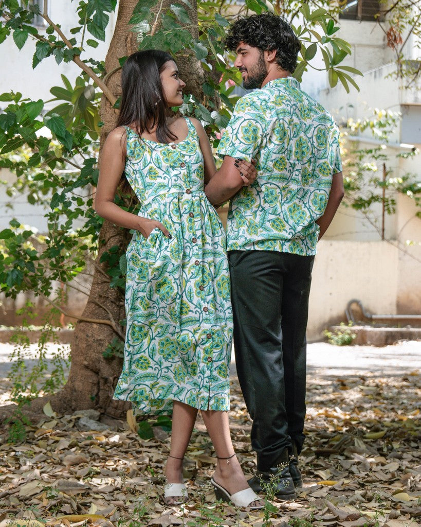 Forest Floral Strappy Couple Set