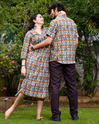 Caramel Floral Family Set