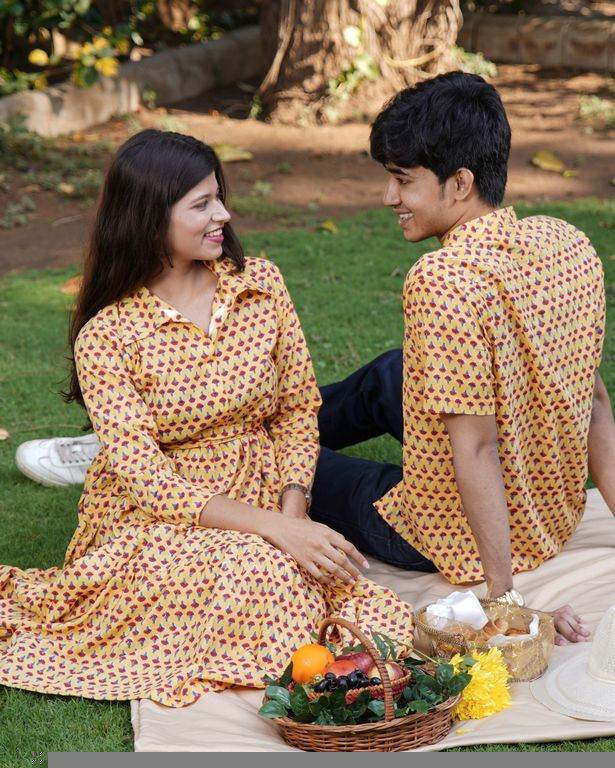 Spring Yellow Couple Set