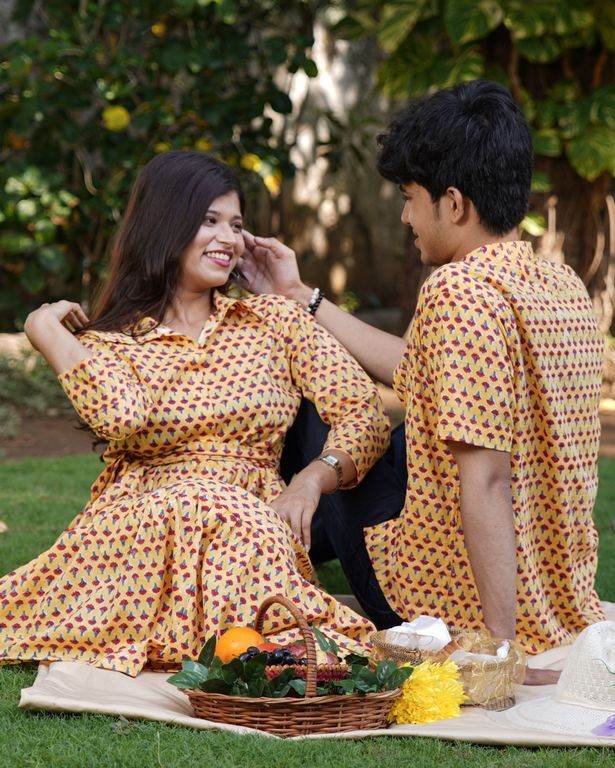 Spring Yellow Couple Set
