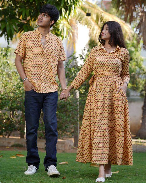 Spring Yellow Couple Set