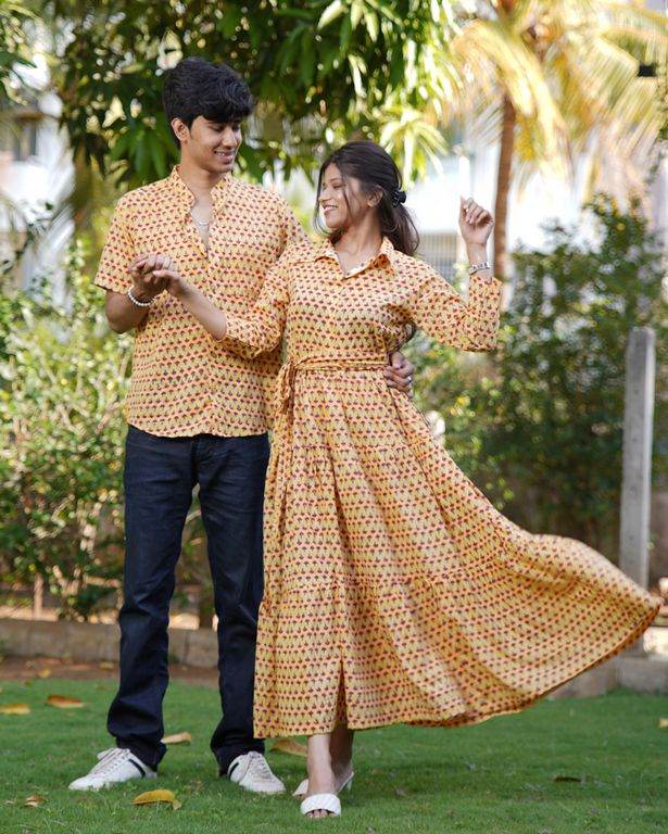 Spring Yellow Couple Set