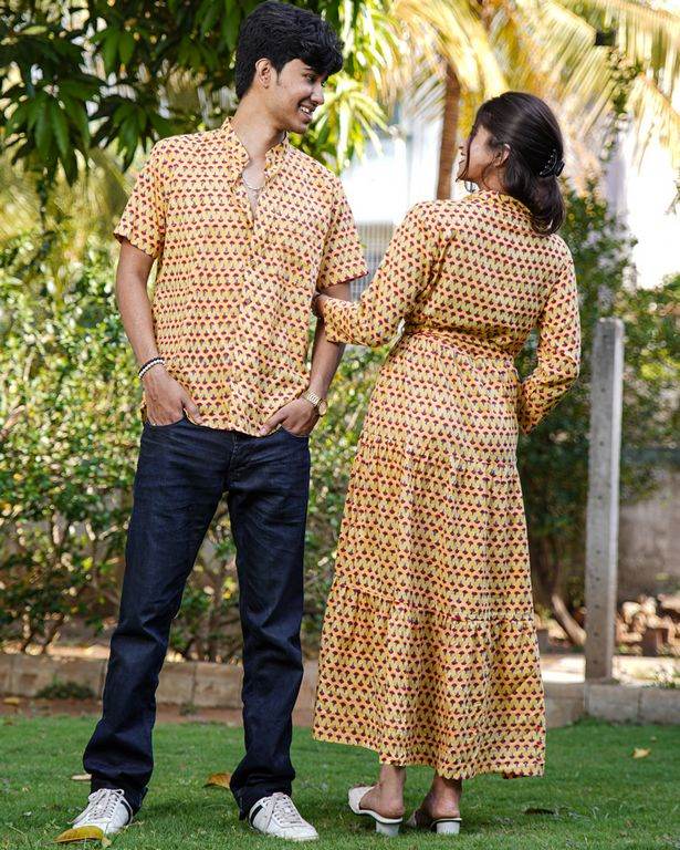 Spring Yellow Couple Set