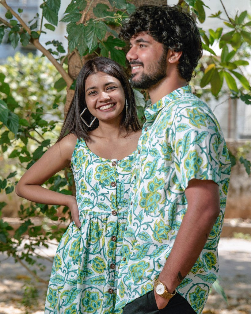 Forest Floral Strappy Couple Set