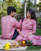 Spring Pink Couple Set