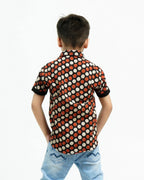 Archies Red Polka Kids Shirt
