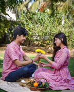 Spring Pink Couple Set