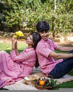 Spring Pink Couple Set