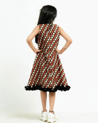 Archies Red Polka Girl Dress