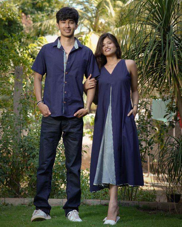 Blue Loma Indie Lines Long Couple Set