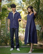 Blue Loma Indie Lines Long Couple Set